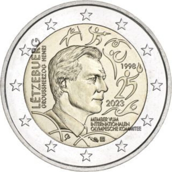Luxemburg 2 Euro 2023 "Henri im Olympischen Komitee"
