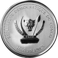 Kongo Shoebill Stork 2022 1 oz Silber