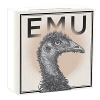 Australien Emu 2023 1 oz Silber | Coloriert