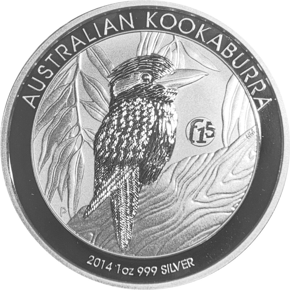 Australien Kookaburra 2014 1 oz Silber F15