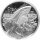 Australien Great White Shark 2015 1 oz Silber - Polierte Platte & High Relief
