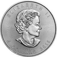 Kanada Maple Leaf - Trails of Wildlife Polarbär 2019 1 oz Silber