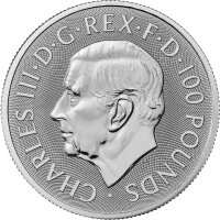 UK Tudor Beasts 3. Ausgabe 2023 Bull of Clarence 1 oz Platin