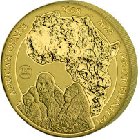 Ruanda African Ounce 2023 Berggorilla 1 oz Gold - 15....