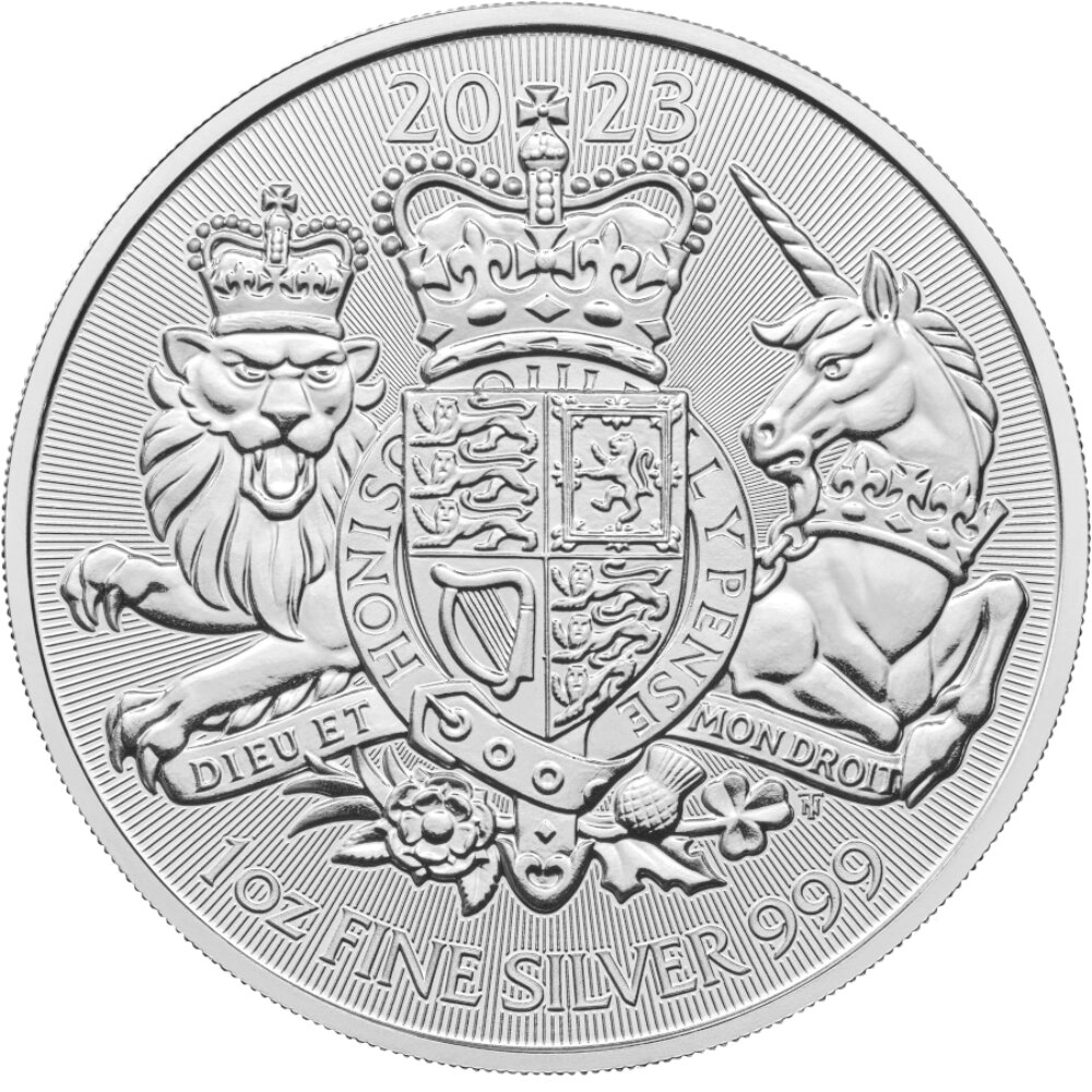 UK Royal Arms 2023 1 oz Silber