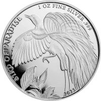 Papua New Guinea Birds of Paradise 2. Ausgabe 2023 1 oz...