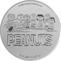 USA 70 Jahre Peanuts Charlie Brown 2021 1 oz Silber