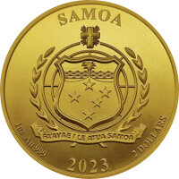 Samoa Four Guardians 2. Ausgabe 2023 Vermilion Bird 1 oz Gold
