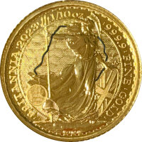 UK Britannia 2023 - Queen Elisabeth II 1/10 oz Gold - Fehlprägung