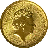 UK Britannia 2023 - Queen Elisabeth II 1/10 oz Gold - Fehlprägung