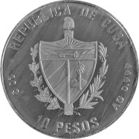 Kuba 10 Pesos 1989 - Schiffe "Kolumbusflotte" - Silber PP