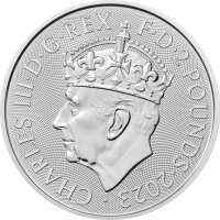 UK The Coronation of His Majesty King Charles III 2023 - Krönung König Charles III 1 oz Silber