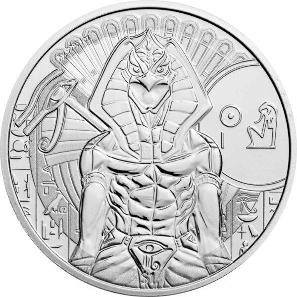 Sierra Leone Ägyptische Götter 3. Ausgabe Ra 2023 1 oz Silber