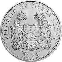 Sierra Leone Ägyptische Götter 3. Ausgabe Ra 2023 1 oz Silber