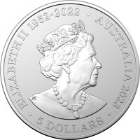 Australien Most Dangerous RAM Desert Scorpion 2023  5 oz Silber