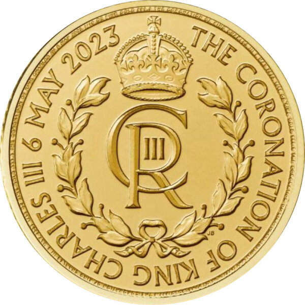 UK The Coronation of His Majesty King Charles III 2023 - Krönung König Charles III 1/10 oz Gold