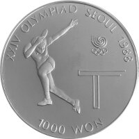 Südkorea 1.000 Won 1988 - XXIV. Olympische...