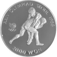 Südkorea 2.000 Won 1987 XXIV. Olympische...