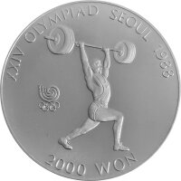 Südkorea 2.000 Won 1988 XXIV. Olympische...