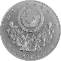 Südkorea 2.000 Won 1988 XXIV. Olympische Sommerspiele 1988 in Seoul "Gewichtheber" - Nickel - PP