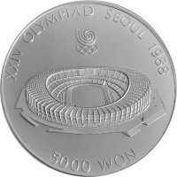 Südkorea 5.000 Won 1987 XXIV. Olympische...