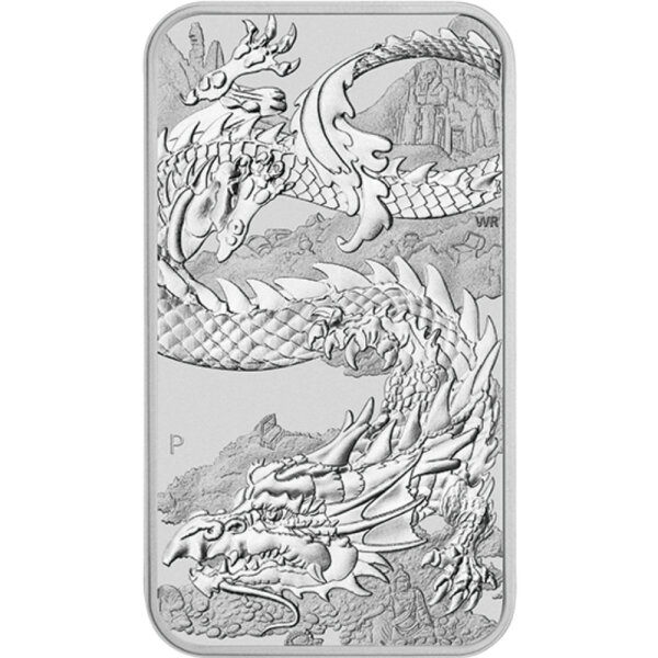 Australien Rectangular Dragon 2023 1 oz Silber