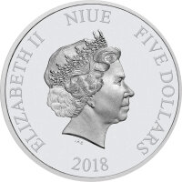 Niue Star Wars 2018 - Yoda - 2 oz Silber | Ultra High Relief