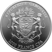 Gabun Springbock div. 1 oz Silber