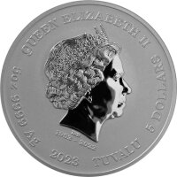Tuvalu Olympische Götter 7. Ausgabe Ares 2023 5 oz Silber