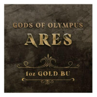 Tuvalu Olympische Götter 7. Ausgabe Ares 2023 1 oz Gold