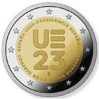 Spanien 2 Euro 2023 "EU-Ratspräsidentschaft"