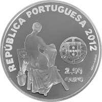 Portugal 2,5 Euro 2012 - José Malhoa - Silber PP