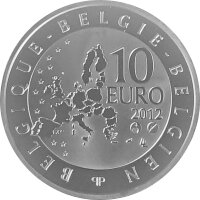 Belgien 10 Euro 2012 - Paul Delvaux - Silber PP