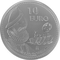 Spanien 10 Euro 2011 - Francisco de Orellana - Silber PP