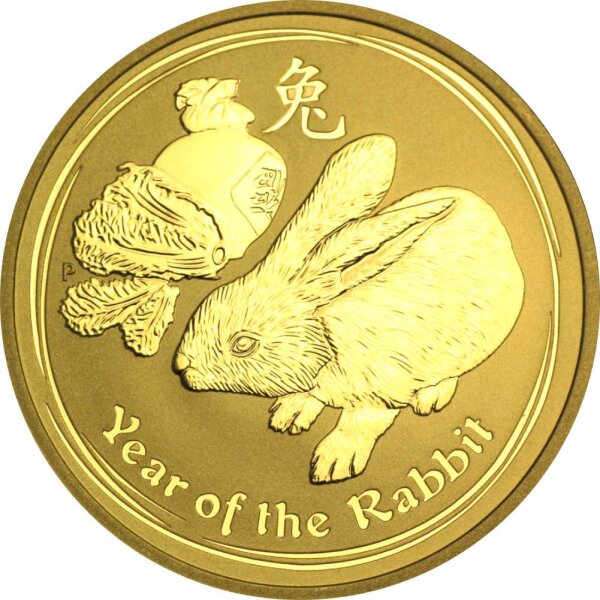 Australien Lunar II 2011 Jahr des Hasen 1/2 oz Gold