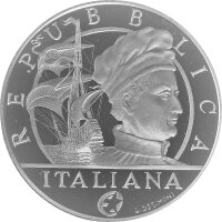 Italien 10 Euro 2011 - Amerigo Vespucci - Silber PP
