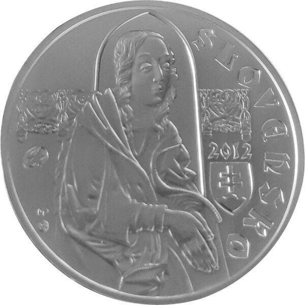 Slowakei 10 Euro 2012 - Maister Pavol von Levoca - Silber PP
