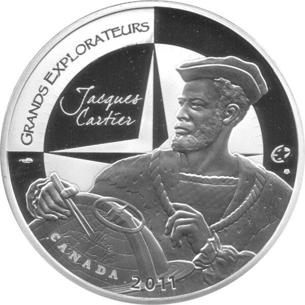 Frankreich 10 Euro 2011 - Jacques Cartier - Silber PP