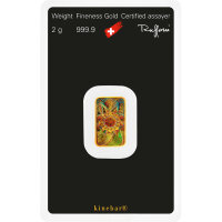 2 Gramm Goldbarren Argor-Heraeus Kinebarren | Neuware LBMA