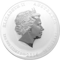 Australien Lunar II 2014 Jahr des Pferdes 1000 Gramm Silber