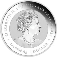 Australien Drachenserie 2023 Drache & Koi 1 oz Silber | Chinesische Mythen und Legenden