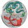 Australien Drachenserie 2023 Drache & Koi 1 oz Silber - Coloriert Mehrfarbig | Chinesische Mythen und Legenden