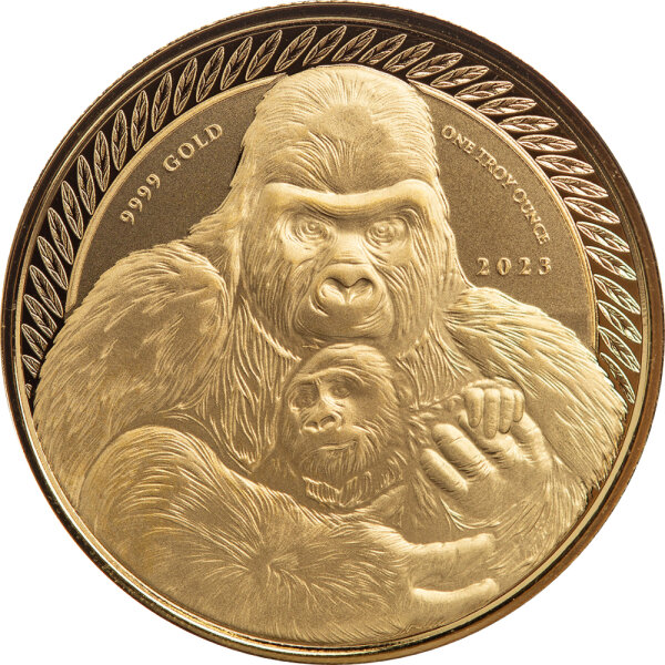 Kongo Gorilla 2023 1 oz Gold