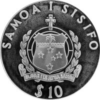 Samoa 10 Tala 1991 - XXV. Olympische Sommerspiele 1992 in Barcelona "Speerwurf"- Silber PP