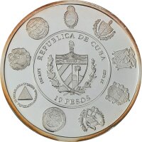 Kuba 10 Pesos 2007 - Iberoamerikanische Serie VII - "Olympische Spiele" - Silber PP