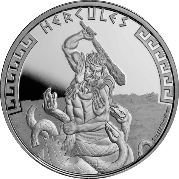 Niue Helden der Griechischen Mythologie Herkules 2023 - 1 oz Silber
