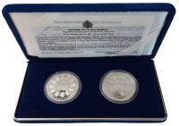 San Marino 5 + 10 Euro 2002 "Willkommen Euro" -...