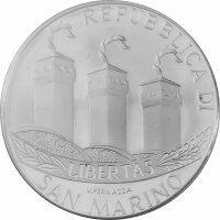 San Marino 5 + 10 Euro 2002 "Willkommen Euro" - Silber PP