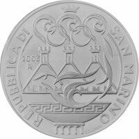 San Marino 5 + 10 Euro 2003 "Olympische Spiele Athen" - Silber PP