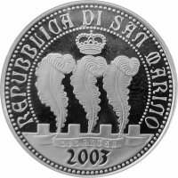 San Marino 20 + 50 Euro 2003 "Giotto - Cappella Scrovegni 1303" - Gold PP